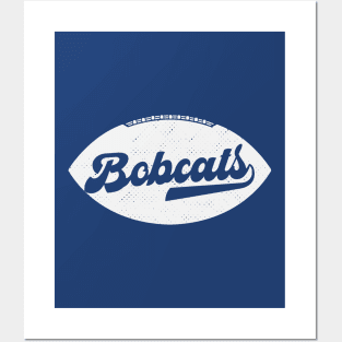 Retro Bobcats Football Posters and Art